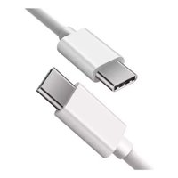 Gen - Cable Usb Tipo C Macho Macho Usb-C Para Macbook 1 Metro Blanco