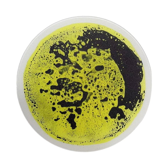 Liquid The Tiles Alfombra De Juego De Actividades Redonda De 30 Cm Para Niños Y Niños Amarillo Y Negro