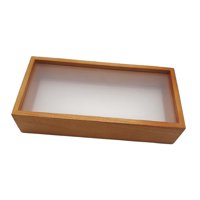 Magideal - Caja De Sombra Con Marco De Flores Secas, Marco, Decoración De Pared, Soporte De Exhibición De Flores Secas Profundas De Madera Diy, Vitrinas De Cajas