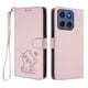 thumbnail image 1 of Motorola Edge 60 5G Funda Billetera de Gato, Rosa, 1 of 6