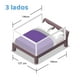 thumbnail image 4 of 3 Barandas+ soporte de cabecera Para Cama Full 137x190x190 cm Gris Altura colchón hasta 38 cm, 4 of 16