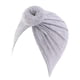 thumbnail image 4 of Donut Head Wrap Diadema Algodón Resistente Al Viento Para Niñas Niños Invierno Verano Gris, 4 of 5
