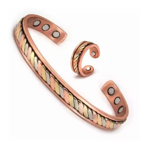 Genérico - Pulsera Cobre Brazalete Magnética Imanes