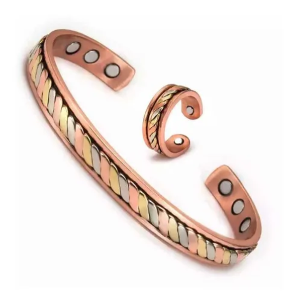 Genérico - Pulsera Cobre Brazalete Magnética Imanes