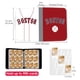 thumbnail image 3 of Carpeta Para Tarjetas De Béisbol De 900 Bolsillos Boston Red, 3 of 5