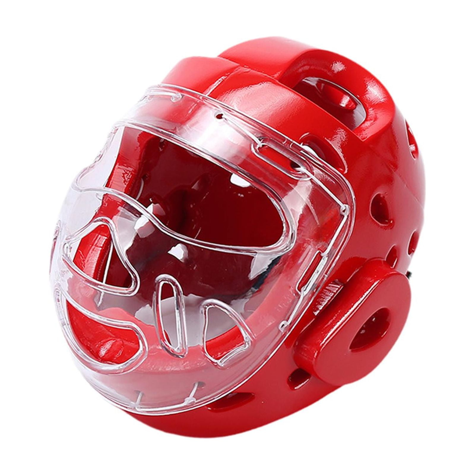 Ioensy - Casco De Karate, Práctico Casco De Taekwondo Para Kickboxing, Grappling Y Karate, Talla Xs, Color Rojo.