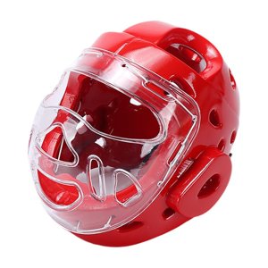 Ioensy - Casco De Karate, Práctico Casco De Taekwondo Para Kickboxing, Grappling Y Karate, Talla Xs, Color Rojo.