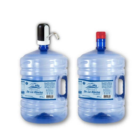 Kit 2 Agua Purificada y Dispensador eléctrico SOLO RM
