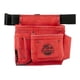 thumbnail image 1 of Cinturón/bolso para herramientas Graintex con 5 bolsillos, piel de gamuza roja, unisex, 1 of 3