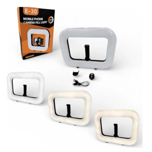 Aro De Luz E-30 Led Portátil Recargable