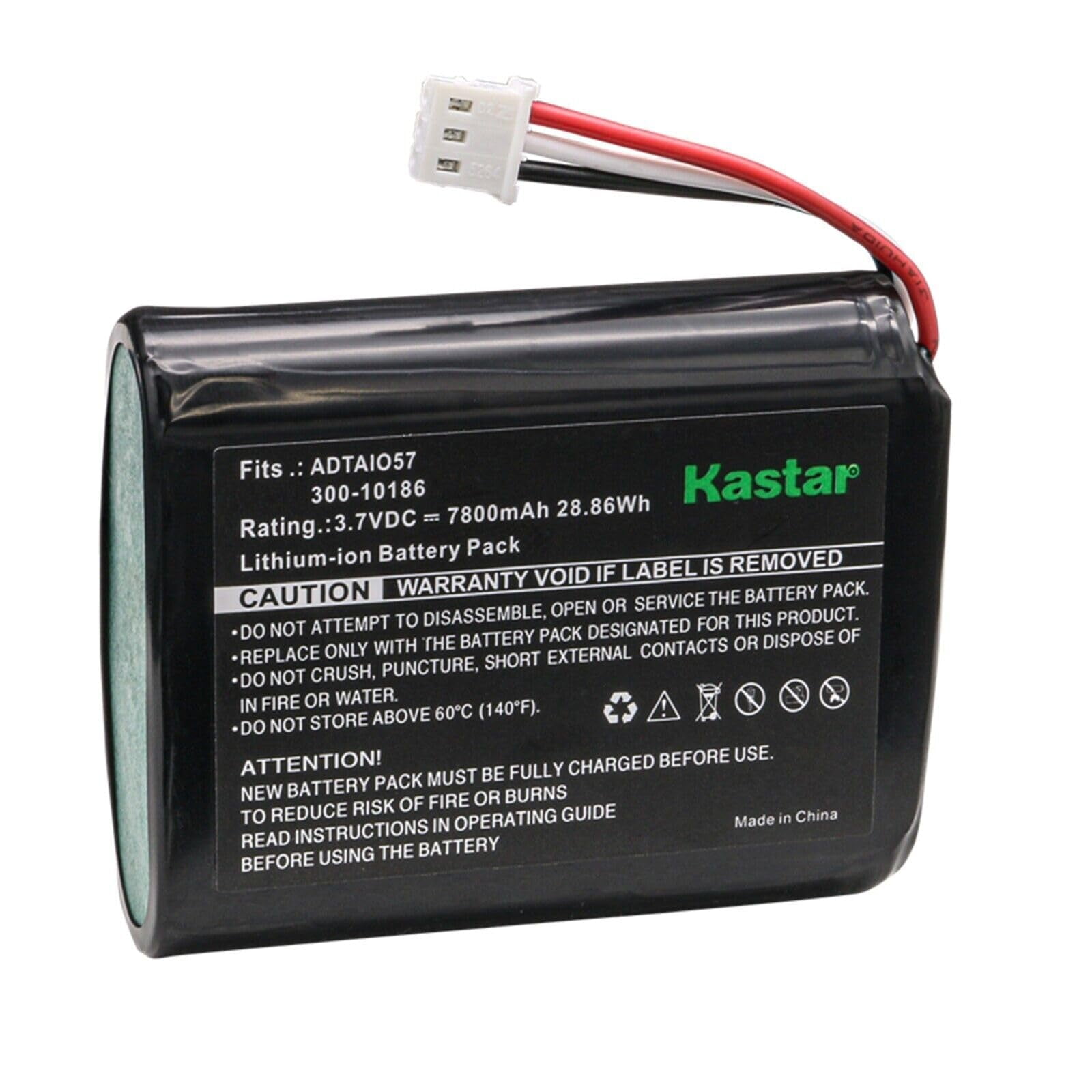 Batería Kastar 300-10186 De Ion De Litio 3,7 V 7800 Mah