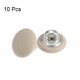 thumbnail image 3 of Uxcell 10pcs 16L Botón Cubierto de Tela de Tela 10mm Vástago de Metal Botones Redondos para Trajes Vestidos Blusas, Beige, 3 of 5