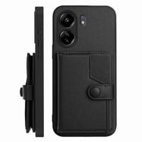 Foxdock Funda Para Xiaomi Redmi 13C 4G Con Bloqueo Rfid - Diseño Elegante Con Cierre De Botón