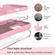 thumbnail image 4 of Funda de teléfono EUMADOVE para iPhone 13/14 de silicona rosa, 4 of 9