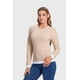 thumbnail image 2 of Polera Mujer Aplicación Doble Basta Beige, 2 of 4