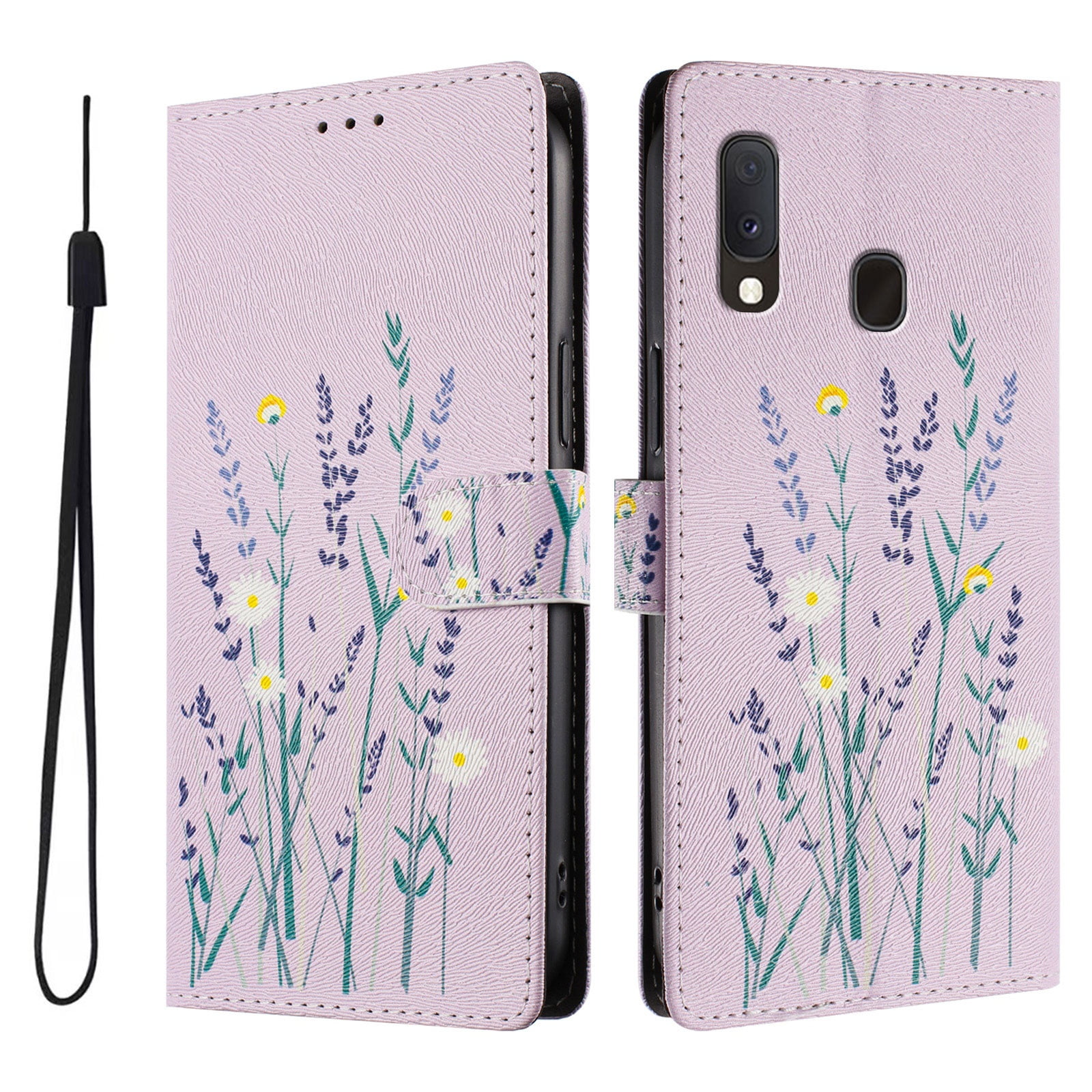 Foxdock Funda Tipo Cartera Para Samsung Galaxy A10e/a20e Con Soporte Y Correa – Diseño De Patrones Lindos