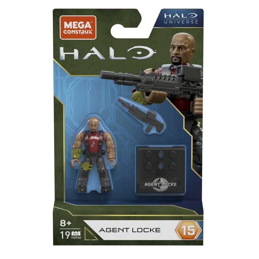 Figura De Acción Mega Construx Agent Locke Halo Universe