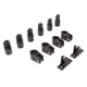 thumbnail image 1 of El hardware de los accesorios del 12pcs barco nylon fijó 7/8 "negro para la tapa de bimini de 3 pajaritas, 1 of 5