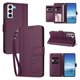 thumbnail image 2 of Funda Cartera Trébol para Samsung Galaxy S21 con Ranuras Tarjetas y Carga Inalámbrica Violeta, 2 of 6