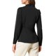thumbnail image 3 of INSPIRE CHIC Camisa Elegante de Mujer con Cuello en V y Mangas Largas con Botones M Negro, 3 of 7
