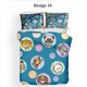 thumbnail image 1 of Cute Dachshund Bulldog German Shepherd Quilt Duvet Cover Set Doona Cover Kids3-Piece Bedding Set, 1 of 4