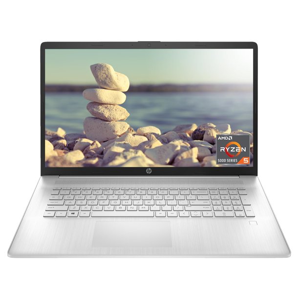 Ordenador portátil HP 17, 17,3 pulgadas, FHD, AMD Ryzen 5 5500U, 12 GB, 256 GB, SSD
