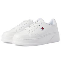 Zapatilla Tommy Hilfiger Grazie Para Mujer, Plataforma 6, Color Blanco