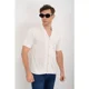 thumbnail image 4 of Camisa Hombre Hilo Algodon Verano Calidad Premium Diseño Cuadros 7223, 4 of 4