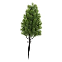 Magideal - Árbol Artificial Con Estaca Para Jardín Planta Topiaria De Exterior Con Material Pp Duradero Y Diseño De Bajo Mantenimiento Adecuada Para Balcón Patio Decoración