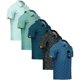 thumbnail image 1 of Poleras de golf ZITY para hombre, pack de 5, UPF 50, 1 of 3