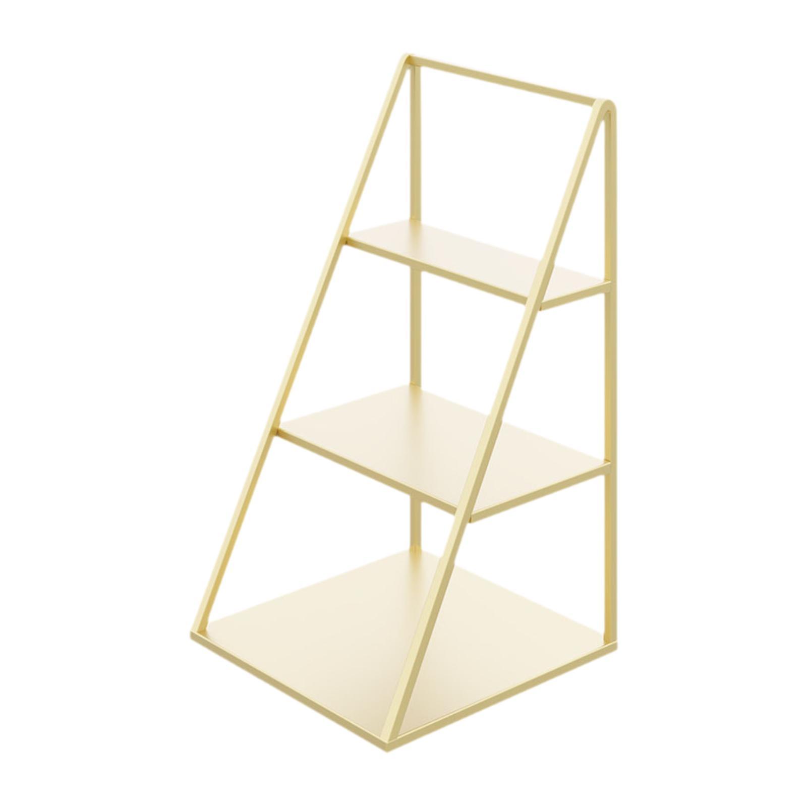 Magideal - Soporte De Exhibición Para Magdalenas, Soporte De 3 Niveles Para Postres, Joyería, Pastel, Estatuilla, Organizador Para Baby Shower, Hogar, Cumpleaños Oro