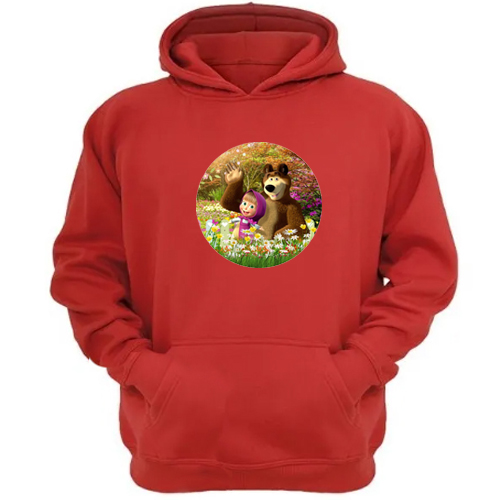 Genérico - Polerón Canguro Macha Rojo Talla M Unisex