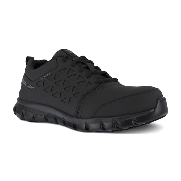 Zapatos Reebok Work RB4050 Sublite Cushion con punta de seguridad negra para hombre