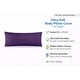 thumbnail image 2 of Funda para almohada corporal EVOLIVE 53 × 137 cm Microfibra Morado con Cremallera Oculta, 2 of 9