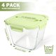 thumbnail image 2 of Recipientes de vidrio borosilicato Susukkie, 940 ml, 4 unidades, 2 of 8