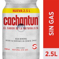 Agua Mineral Sin Gas Botella 2,5 L Cachantun
