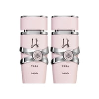 Perfume Lattafa Yara Eau De Parfum 100 Ml Para Mujer (Paquete De 2)