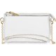 thumbnail image 1 of suxuMhao Bolso Mensajero Transparente, Bolso Cruzado Transparente, Bolso Mensajero Cruzado Ligero, Bolso con Cierre, Cierre Dorado, Material de PVC de 20 X 13 X 2 Cm, Diseño Elegante para Uso, 1 of 2