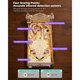 thumbnail image 3 of ROKR 3D Wooden Puzzle Pinball Machine, Circus Style Tabletop, 3 of 3