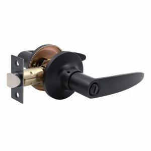 Genérico - Cerradura Tubular Con Manilla Odis 203 Baño Negro