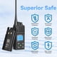 thumbnail image 4 of Walkie Talkie SAMCOM FPCN30A, radio bidireccional de largo alcance, 5 W, paquete de 2 unidades, 4 of 9