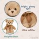 thumbnail image 4 of Oso de peluche Bearington Lil' Honey 30 cm, color marrón, 4 of 7