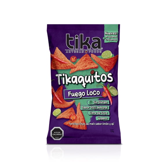 Tika Tikaquitos Fuego Loco 150G, 150 g