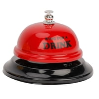 Homewell - Campanilla Timbre De Mesa Rojo Ring For A Drink