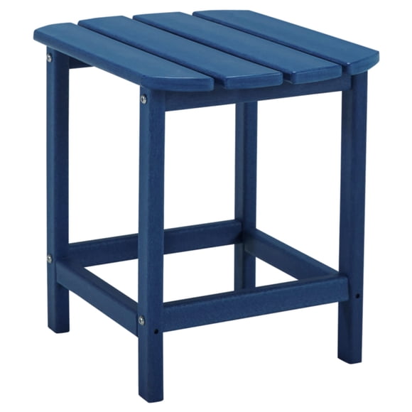 Mesa auxiliar para exteriores, diseño exclusivo de Ashley Sundown Blue, 48 x 38 x 46 cm