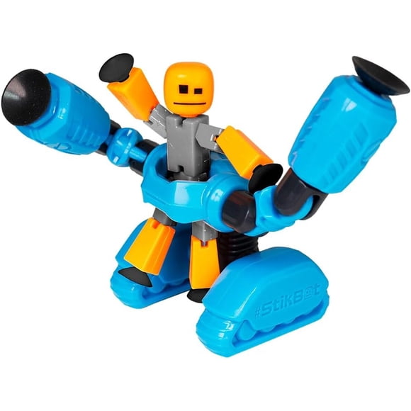 Figura Articulada Stikbot Megabots Blue Avalanche Zing