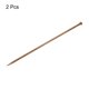 thumbnail image 3 of Uxcell 7mm Aguja de Tejer de Bambú Recta de Punta Simple 13.8 Pulgadas de Largo Agujas de Tejer de Madera para Suéter Talla US 10.5, 3 of 6
