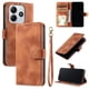 thumbnail image 1 of Funda Cartera para Xiaomi Redmi Note 14 5G Tapa con Ranuras, Soporte y Correa Marrón, 1 of 5