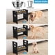 thumbnail image 2 of Tazones Elevados para Perro Vantic Ajustables Mediano Negro, 2 of 6