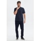 thumbnail image 4 of Polera Hombre Pique Mini Print Azul Marino, 4 of 4